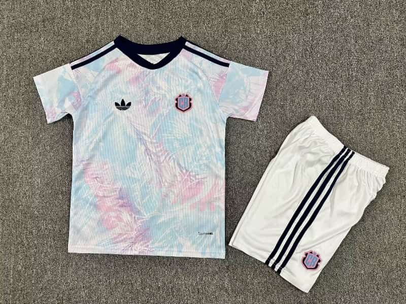 Costa Rica 2026 Kids World Cup Away Soccer Jersey And Shorts Costa Rica 2026 Kids World Cup Away Soccer Jersey And Shorts