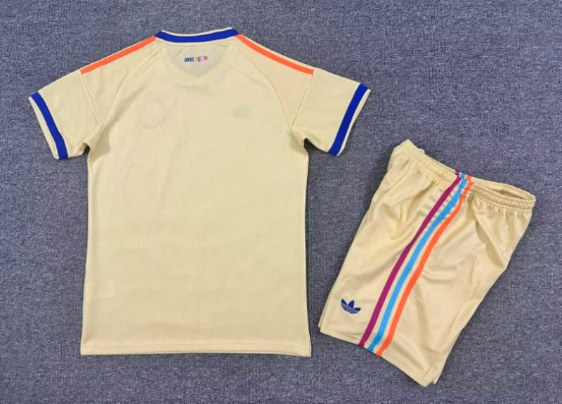Curacao 2026 Kids World Cup Away Soccer Jersey And Shorts