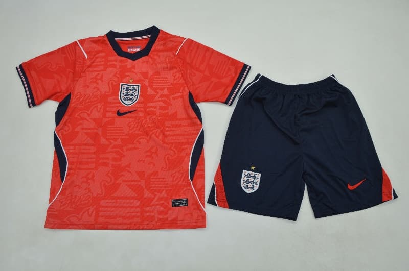 England 2026 Kids World Cup Away Soccer Jersey And Shorts