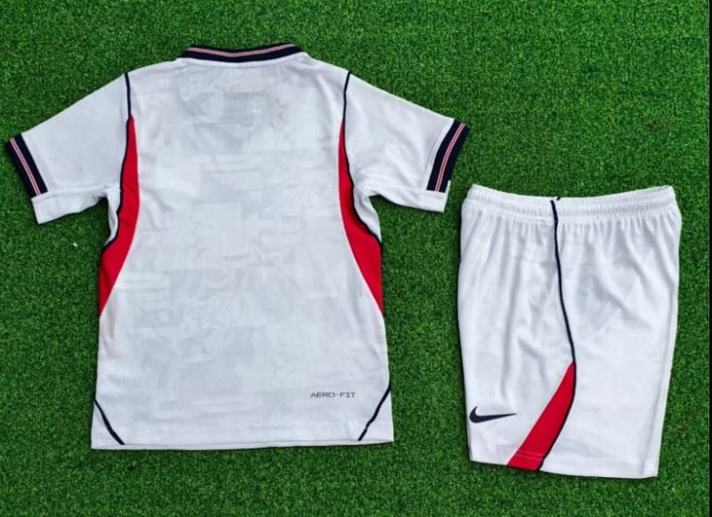 England 2026 Kids World Cup Home Soccer Jersey And Shorts (Player)