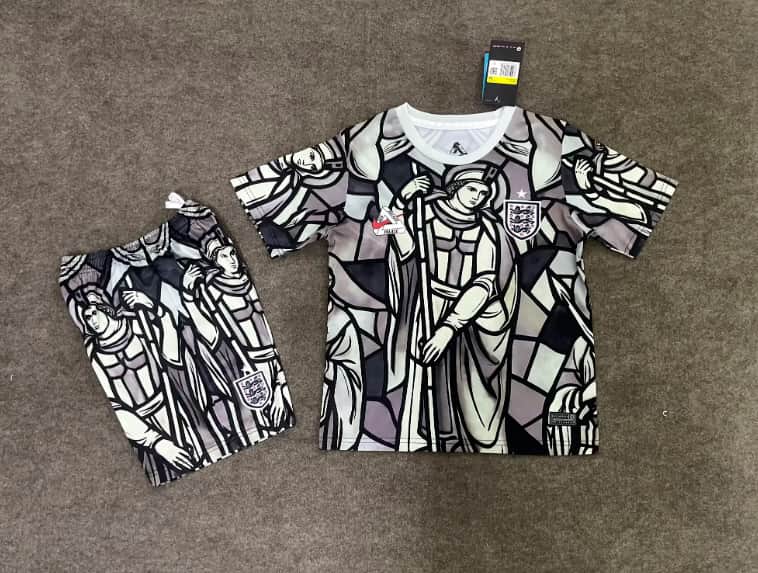 England 2026 Kids Special Soccer Jersey And Shorts