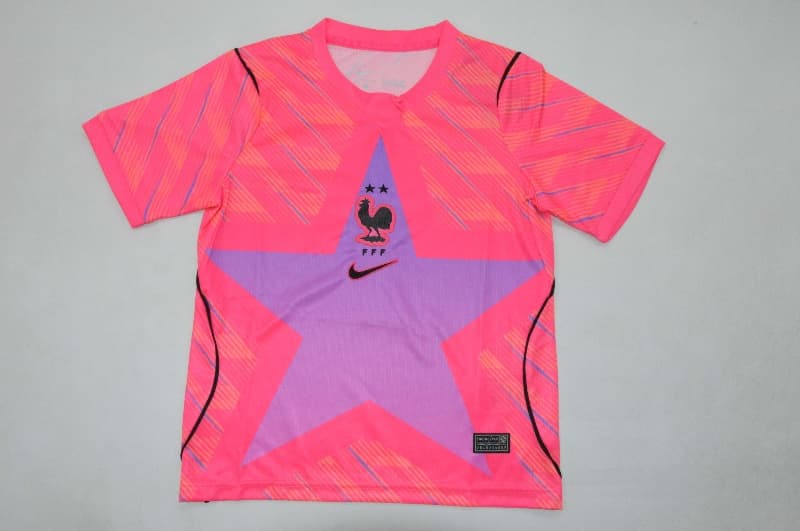 France 2026 Kids World Cup Goalkeeper Pink Soccer Jersey And Shorts
