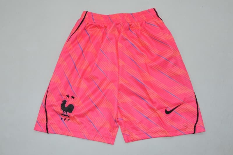 France 2026 Kids World Cup Goalkeeper Pink Soccer Jersey And Shorts