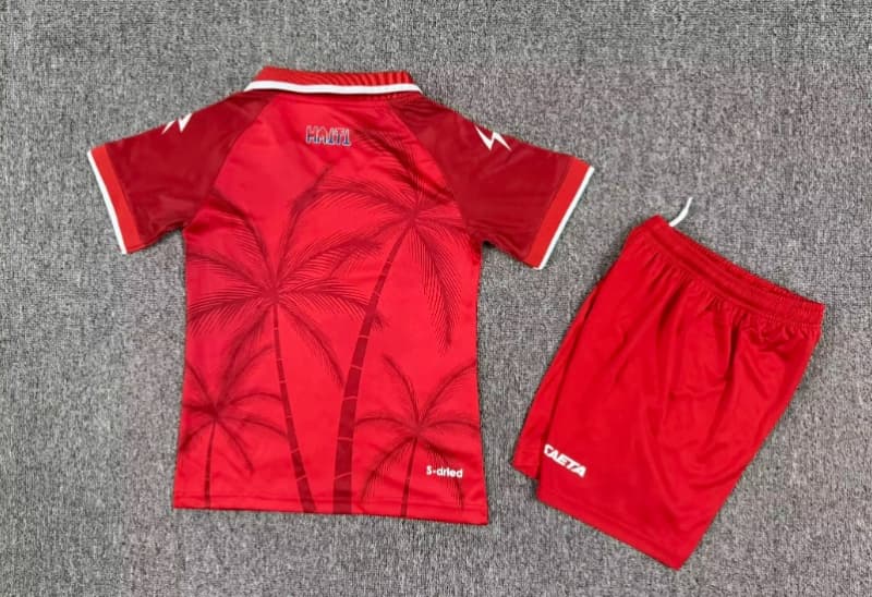 Haiti 2026 Kids Third Soccer Jersey And Shorts
