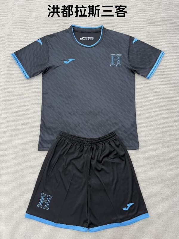 Honduras 2026 Kids Third Soccer Jersey And Shorts Honduras 2026 Kids Third Soccer Jersey And Shorts
