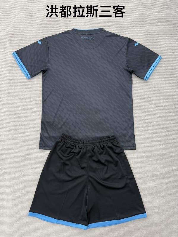 Honduras 2026 Kids Third Soccer Jersey And Shorts