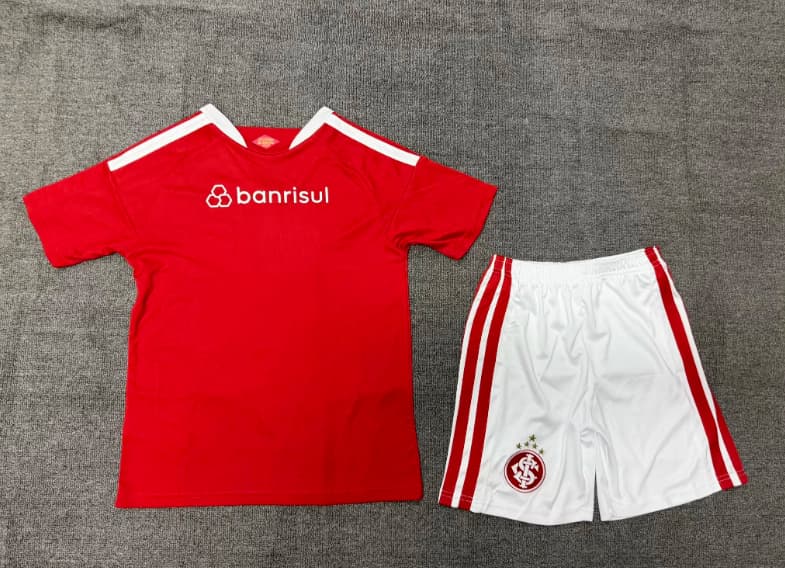 Sport Club Internacional 2026 Kids Home Soccer Jersey And Shorts