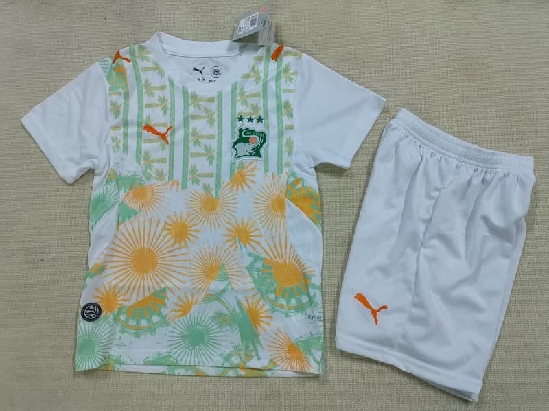 Ivory 2026 Kids Away Soccer Jersey And Shorts Ivory 2026 Kids Away Soccer Jersey And Shorts