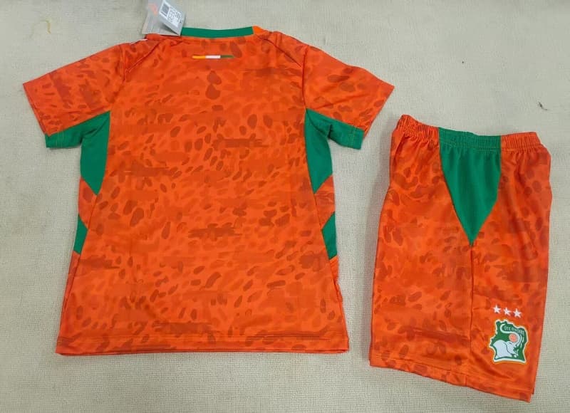 Ivory 2026 Kids Home Soccer Jersey And Shorts