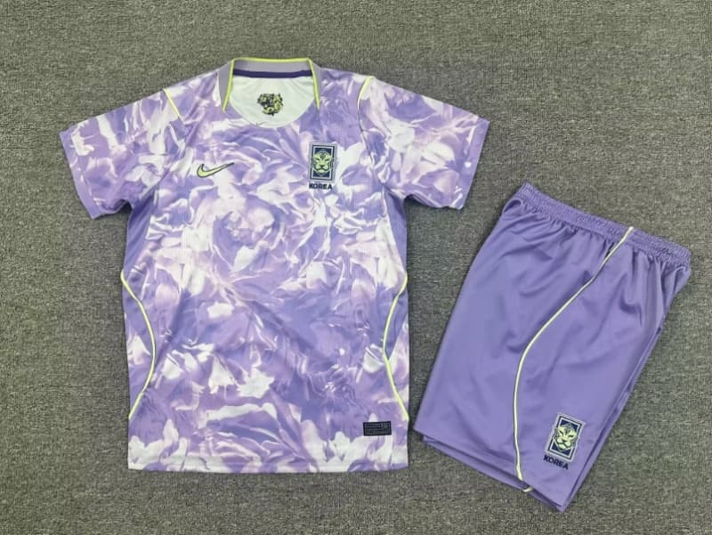 Korea 2026 Kids World Cup Away Soccer Jersey And Shorts