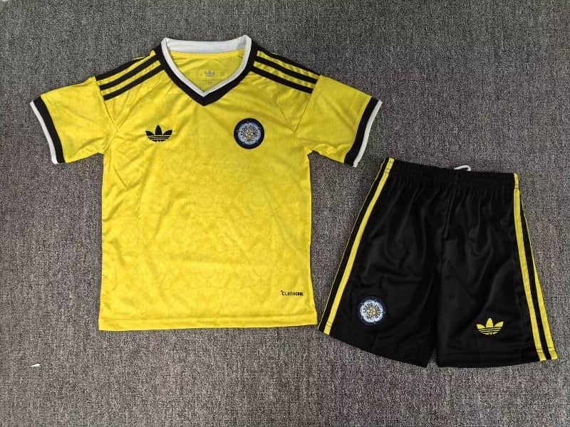 Leeds United 26/27 Kids Away Soccer Jersey And Shorts