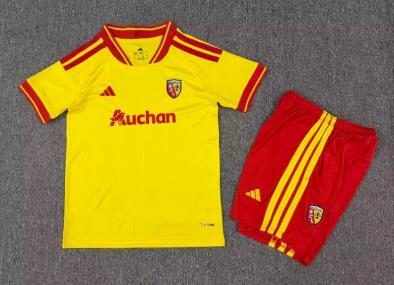 Lens 26/27 Kids Home Soccer Jersey And Shorts Lens 26/27 Kids Home Soccer Jersey And Shorts