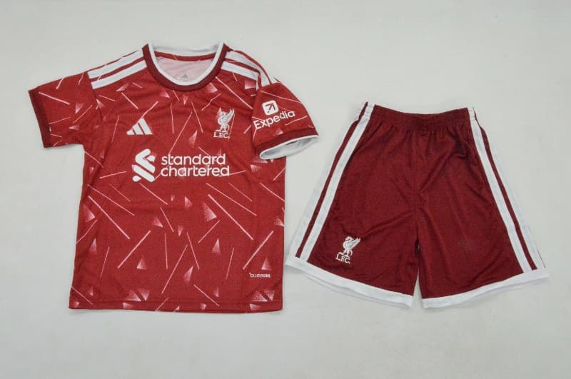 Liverpool 26/27 Kids Home Soccer Jersey And Shorts (Leaked) Liverpool 26/27 Kids Home Soccer Jersey And Shorts (Leaked)