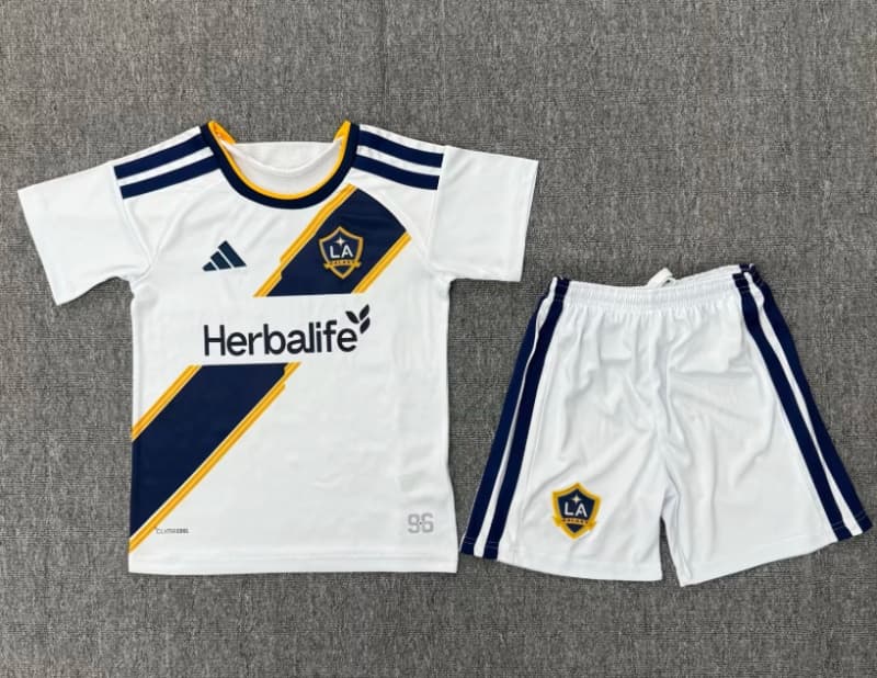 Los Angeles Galaxy 2026 Kids Home Soccer Jersey And Shorts