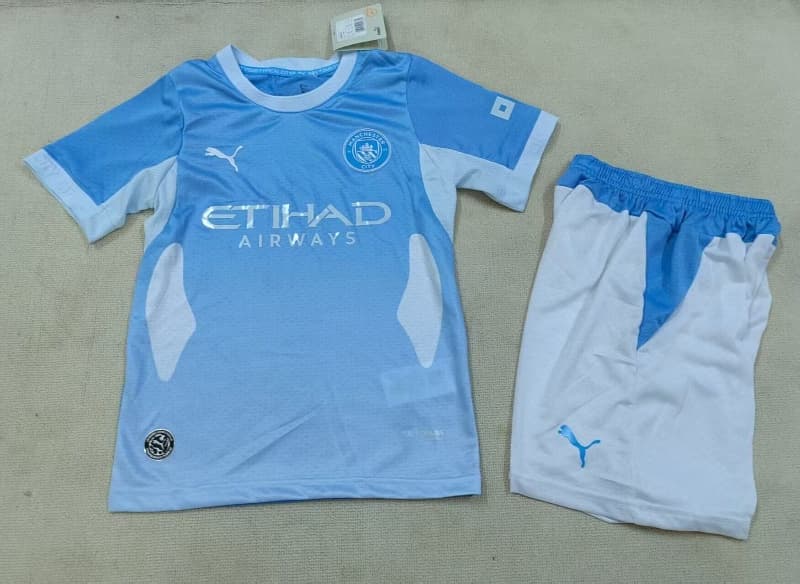 Manchester City 26/27 Kids Home Soccer Jersey And Shorts (Player) Leaked Manchester City 26/27 Kids Home Soccer Jersey And Shorts (Player) Leaked