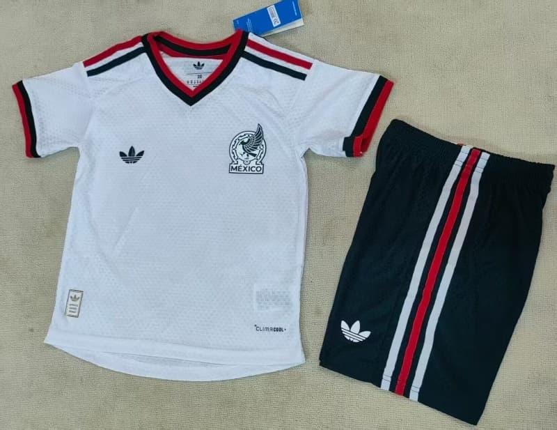 Mexico 2026 Kids Away Soccer Jersey And Shorts (Player)