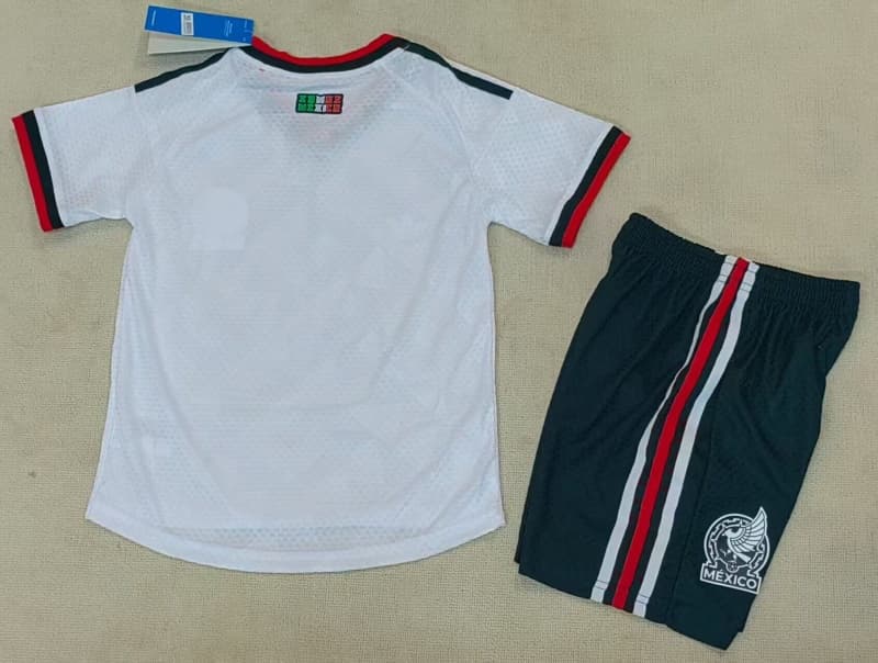 Mexico 2026 Kids Away Soccer Jersey And Shorts (Player)