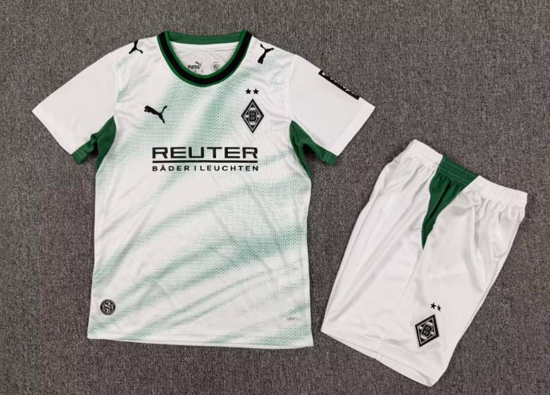 Monchengladbach 26/27 Kids Home Soccer Jersey And Shorts Monchengladbach 26/27 Kids Home Soccer Jersey And Shorts