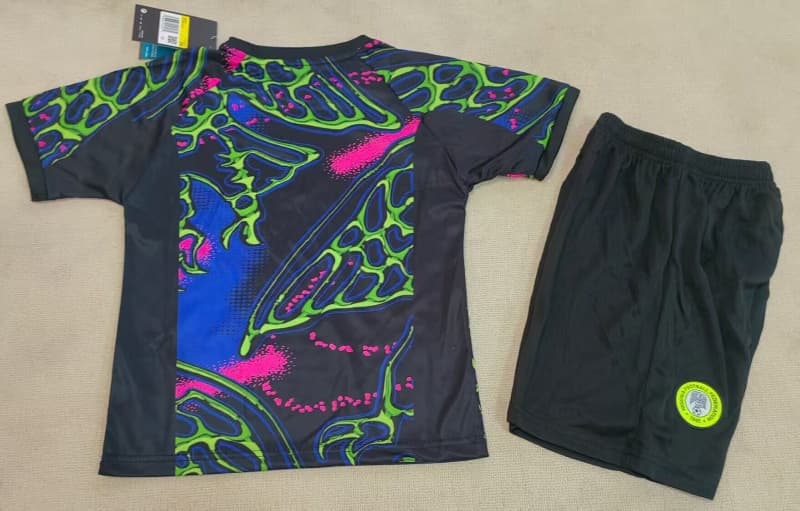 Nigeria 2026 Kids Goalkeeper Soccer Jersey And Shorts