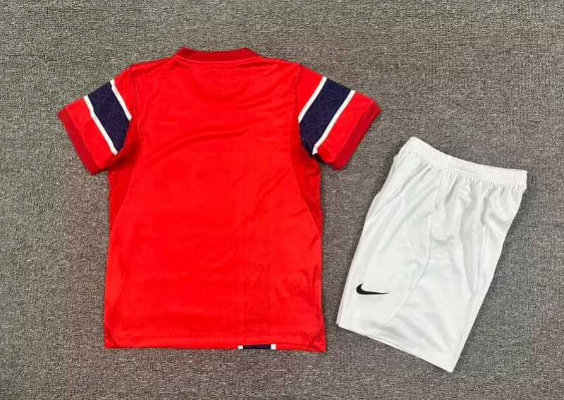 Norway 2026 Kids World Cup Home Soccer Jersey And Shorts