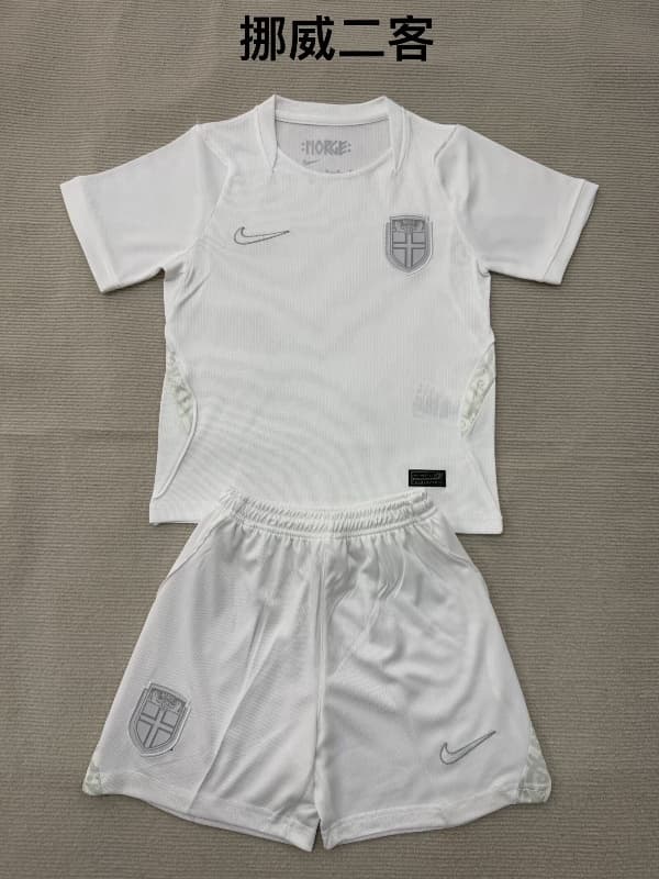 Norway 2026 Kids World Cup Third Soccer Jersey And Shorts
