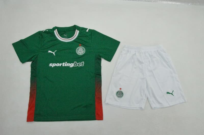 Palmeiras 2026 Kids Home Soccer Jersey And Shorts Palmeiras 2026 Kids Home Soccer Jersey And Shorts