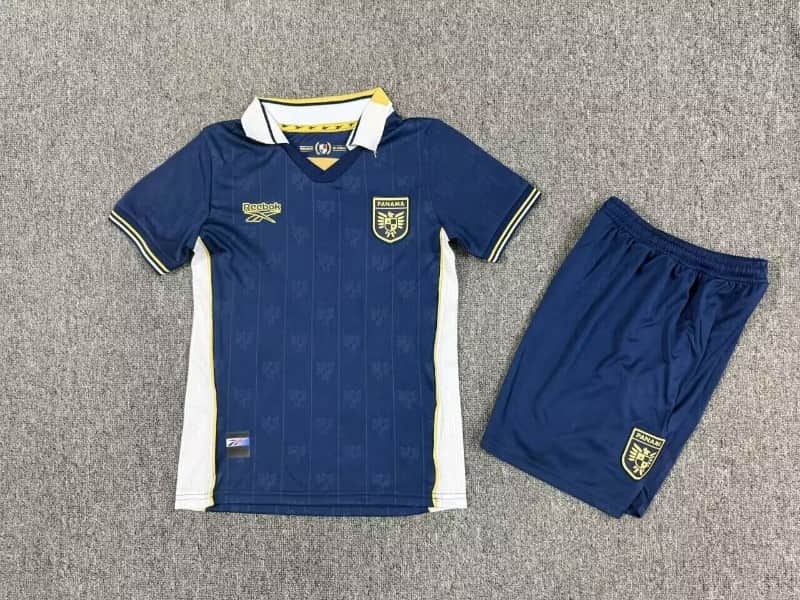 Panama 2026 Kids World Cup Third Soccer Jersey And Shorts Panama 2026 Kids World Cup Third Soccer Jersey And Shorts