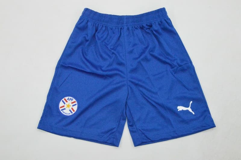 Paraguay 2026 Kids Home Soccer Jersey And Shorts