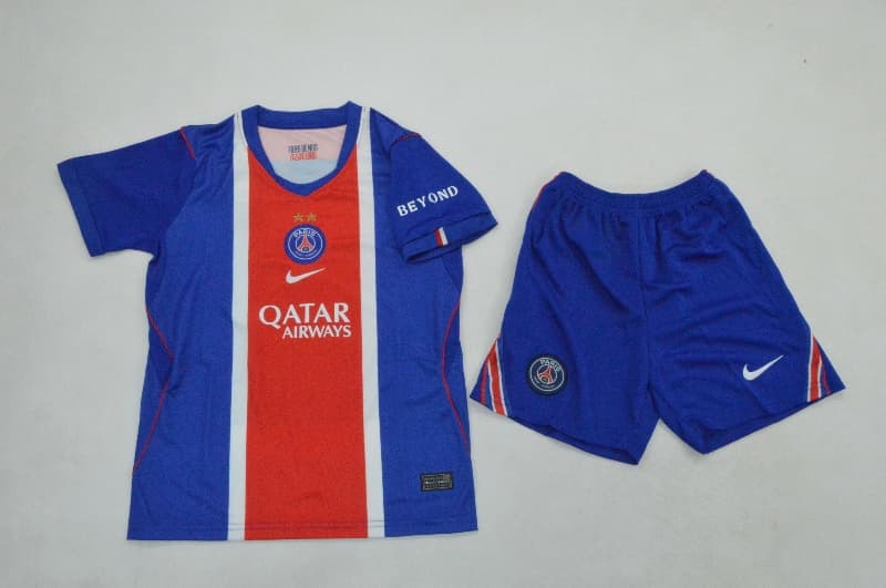 Paris St Germain 26/27 Kids Home Soccer Jersey And Shorts 2Stars (Leaked) Paris St Germain 26/27 Kids Home Soccer Jersey And Shorts 2Stars (Leaked)