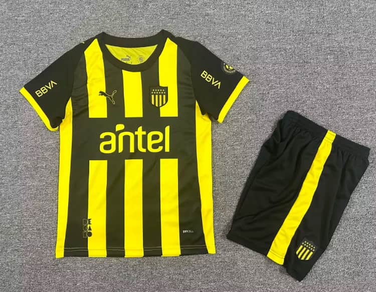 Penarol 2026 Kids Home Soccer Jersey And Shorts