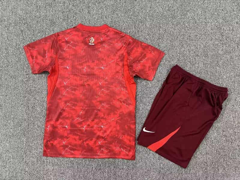 Poland 2026 Kids Away Soccer Jersey And Shorts