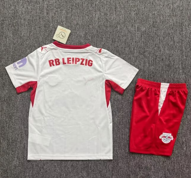 RB Leipzig 26/27 Kids Home Soccer Jersey And Shorts