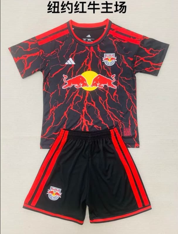 RB New York 2026 Kids Home Soccer Jersey And Shorts