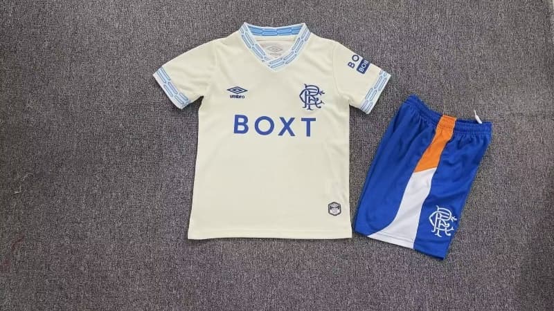Rangers 26/27 Kids Away Soccer Jersey And Shorts Rangers 26/27 Kids Away Soccer Jersey And Shorts