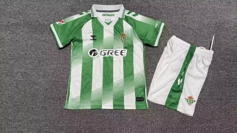 Real Betis 26/27 Kids Home Soccer Jersey And Shorts Real Betis 26/27 Kids Home Soccer Jersey And Shorts