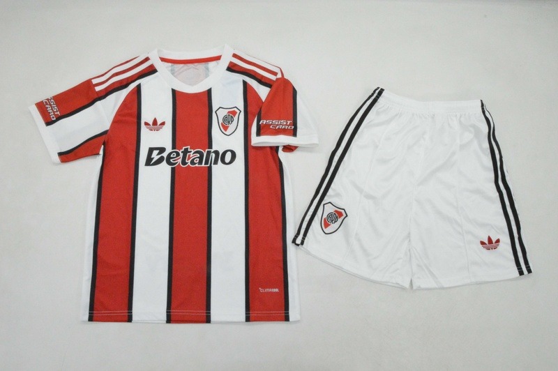 River Plate 2026 Kids Away Soccer Jersey And Shorts River Plate 2026 Kids Away Soccer Jersey And Shorts