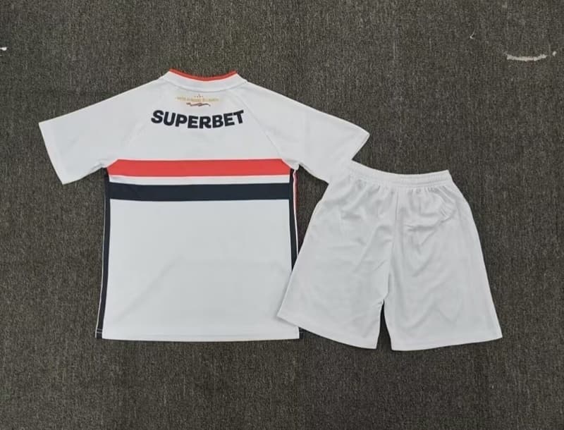 Sao Paulo 2026 Kids Home Soccer Jersey And Shorts