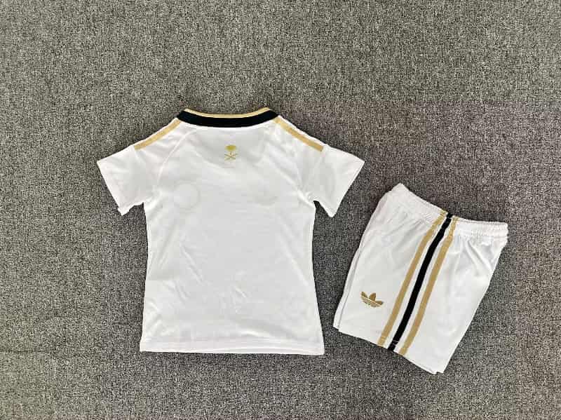 Saudi Arabia 2026 Kids World Cup Away Soccer Jersey And Shorts