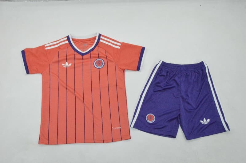 Scotland 2026 Kids Away Soccer Jersey And Shorts