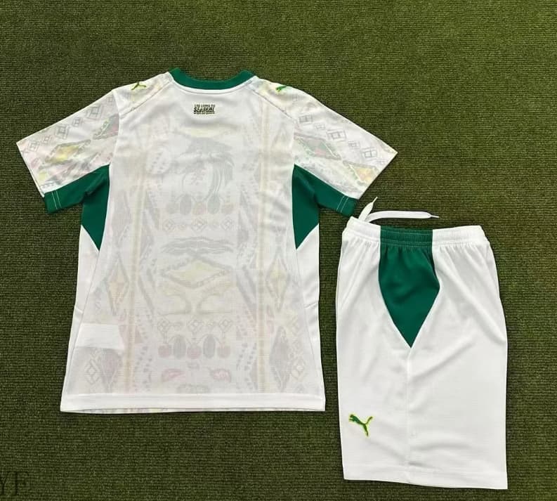Senegal 2026 Kids World Cup Home Soccer Jersey And Shorts