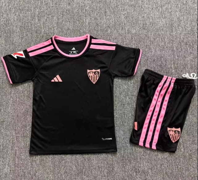 Sevilla 26/27 Kids Third Soccer Jersey And Shorts Sevilla 26/27 Kids Third Soccer Jersey And Shorts