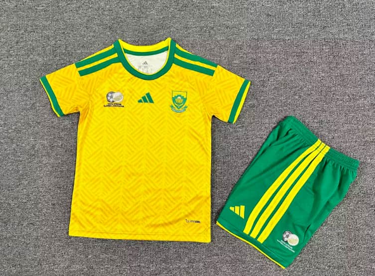 South Africa 2026 Kids Home Soccer Jersey And Shorts