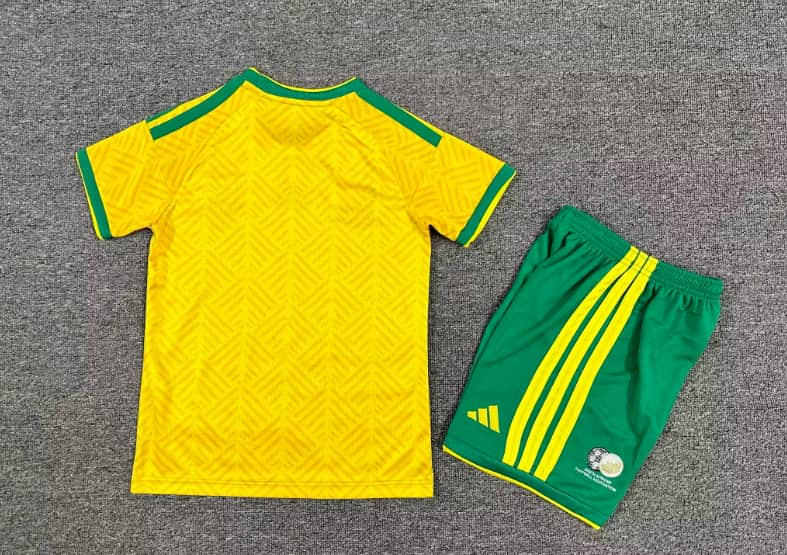 South Africa 2026 Kids Home Soccer Jersey And Shorts