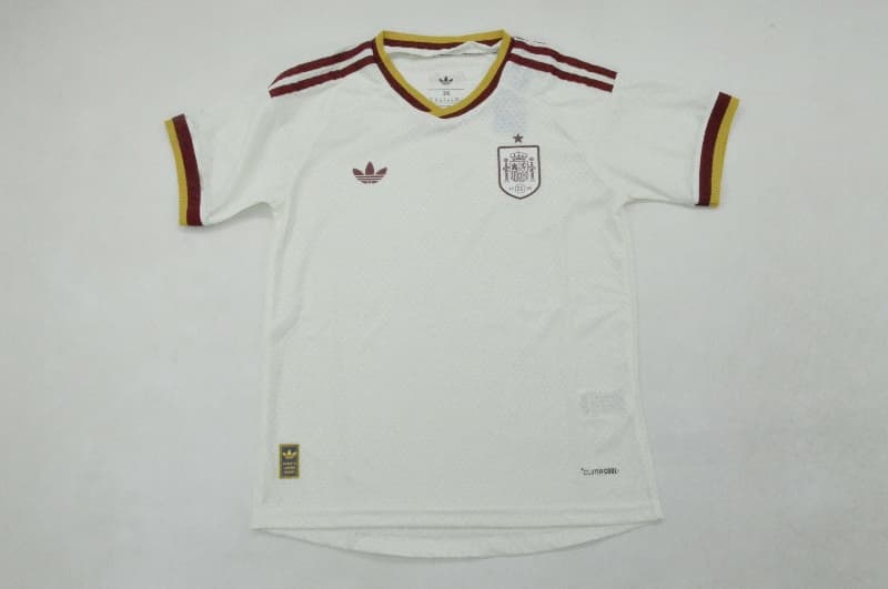 Spain 2026 Kids World Cup Away Soccer Jersey And Shorts (Player)