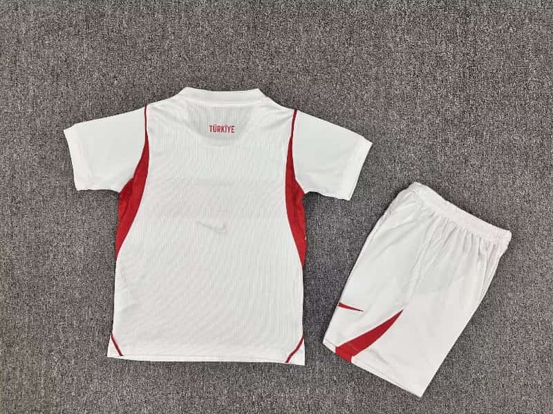 Turkey 2026 Kids Home Soccer Jersey And Shorts