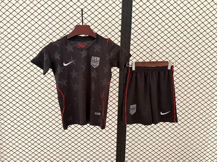 USA 2026 Kids Away Soccer Jersey And Shorts USA 2026 Kids Away Soccer Jersey And Shorts