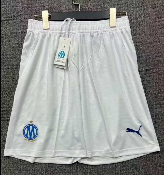 AAA(Thailand) Marseilles 26/27 Home Soccer Shorts AAA(Thailand) Marseilles 26/27 Home Soccer Shorts