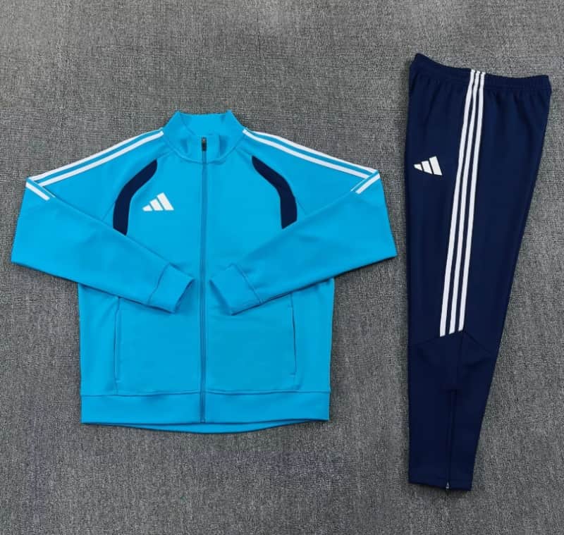 AAA(Thailand) Adidas 2026 Blue Soccer Tracksuit 02
