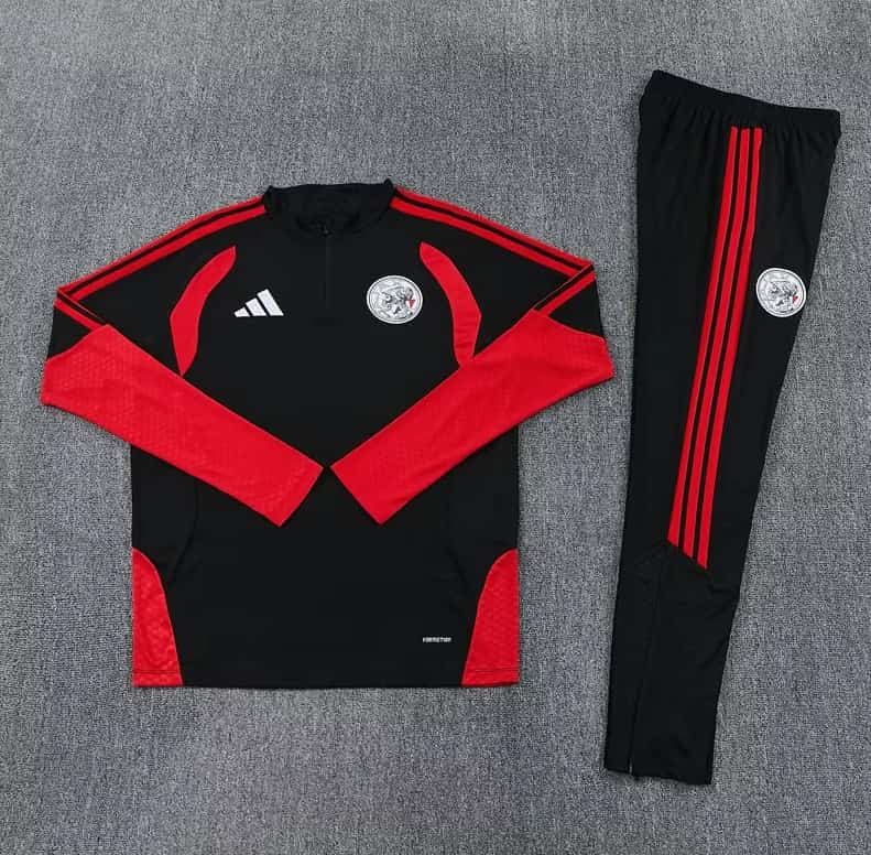AAA(Thailand) Ajax 26/27 Black Soccer Tracksuit AAA(Thailand) Ajax 26/27 Black Soccer Tracksuit