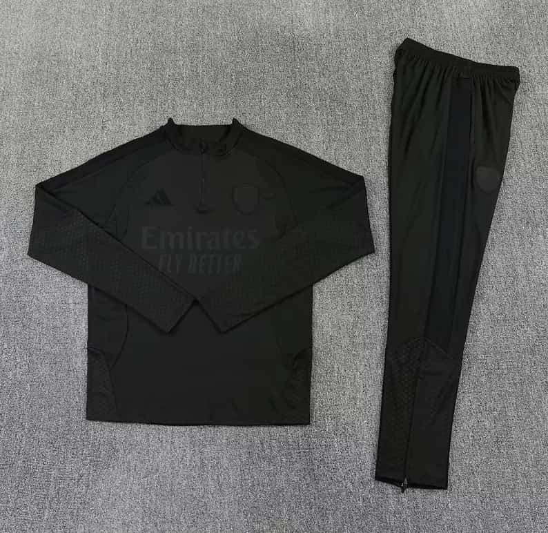 AAA(Thailand) Arsenal 26/27 Black Soccer Tracksuit 02 AAA(Thailand) Arsenal 26/27 Black Soccer Tracksuit 02